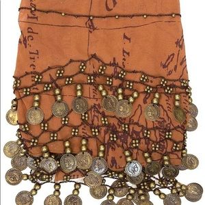 Patricia Nash map of Italy tassel scarf